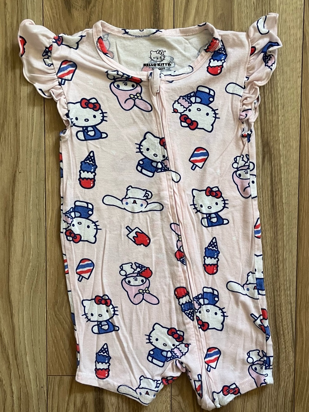 Hello Kitty shortie Red & Blue Prints